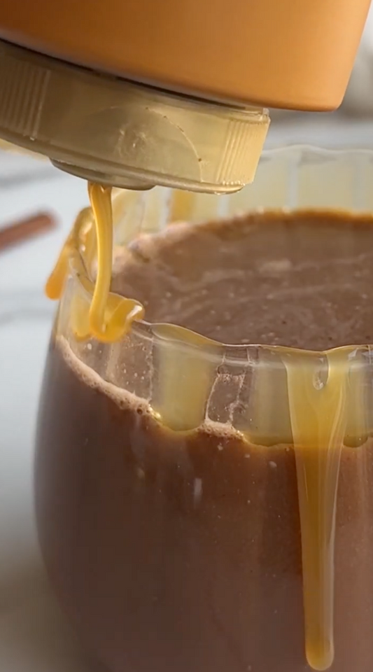 caramel cocoa chai latte