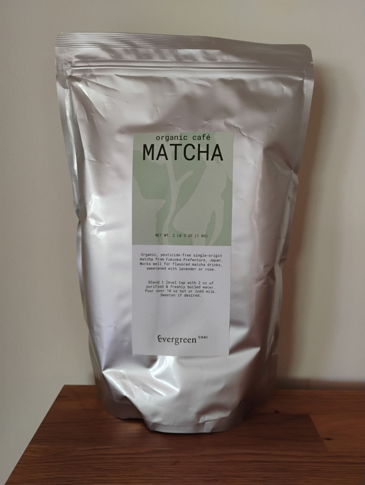1kg organic cafe matcha