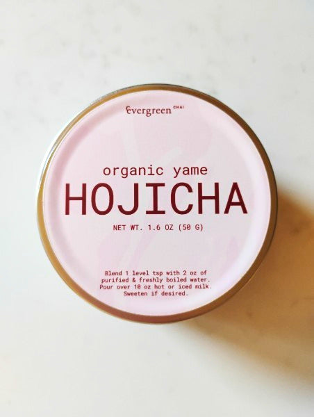 organic yame hojicha - 50 gram tin
